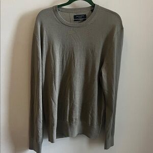 All Saints Mode Merino Crewneck Sweater Embroidered Ramskull Size XXL